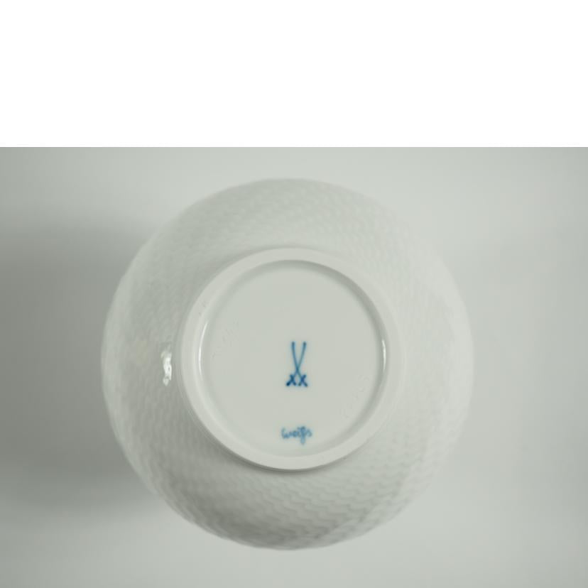 Meissen マイセン/Meissen花瓶 波の戯れ ホワイト//SAランク/79