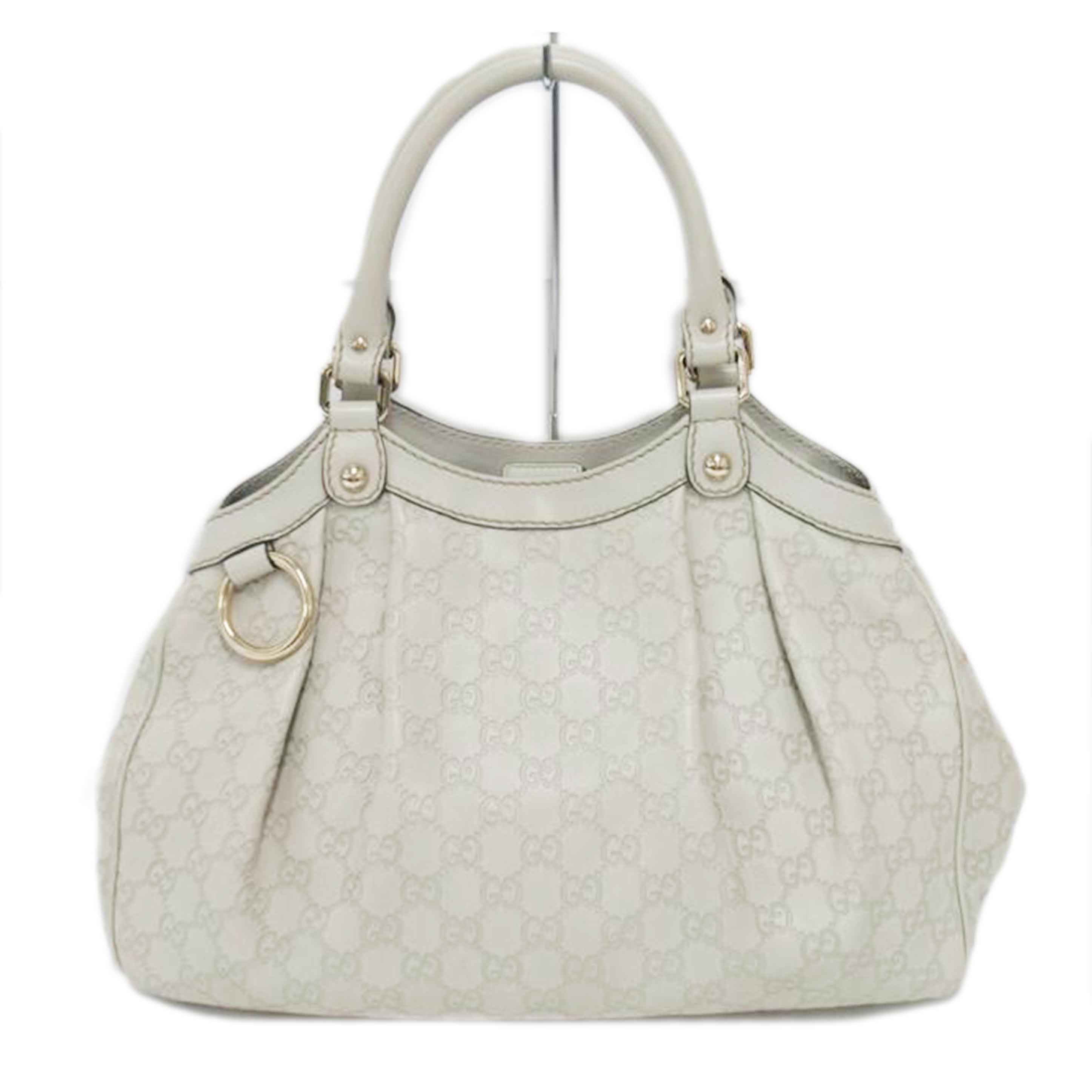 GUCCI/ハンドバッグ/GGシマ・レザー/211944//001013/Bランク/63