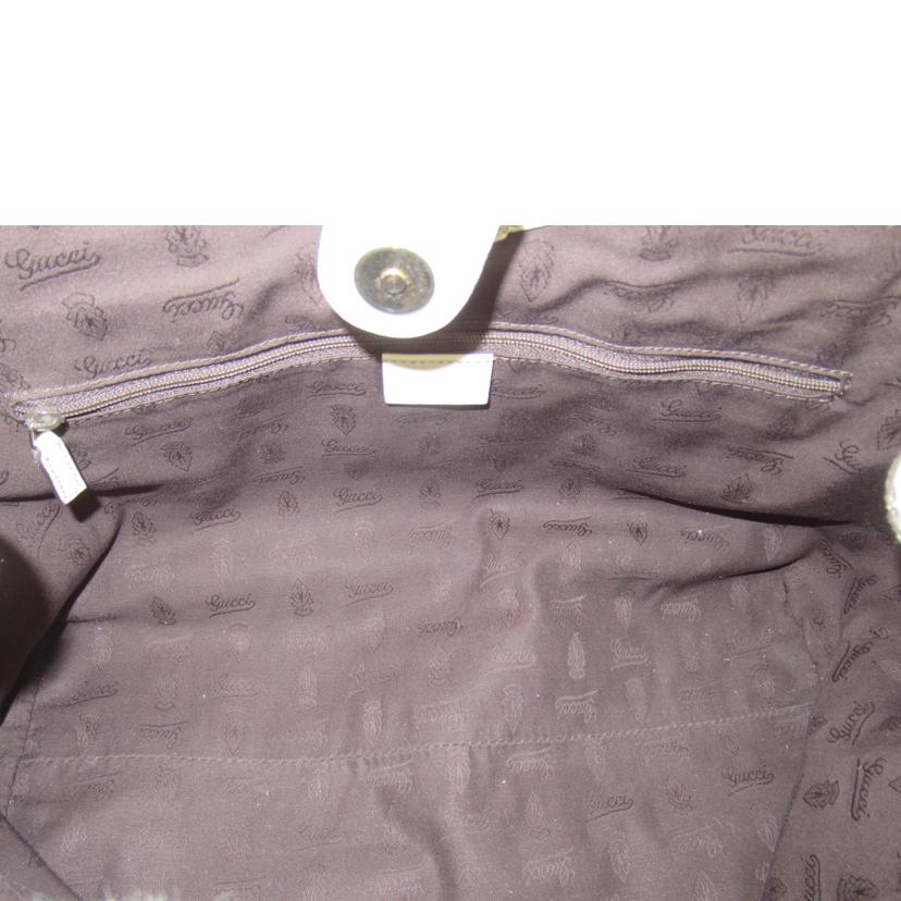 GUCCI/ハンドバッグ/GGシマ・レザー/211944//001013/Bランク/63