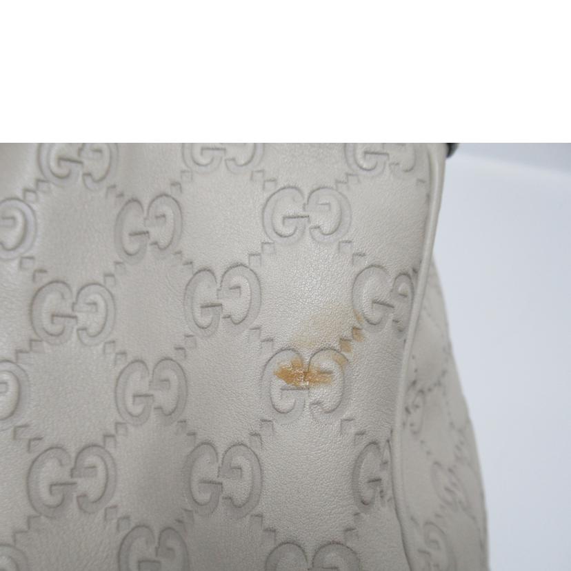 GUCCI/ハンドバッグ/GGシマ・レザー/211944//001013/Bランク/63