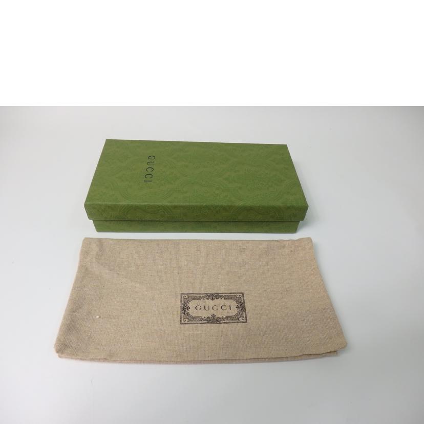 GUCCI グッチ/GGマーモント/コンチネンタルウォレット/ホワイト×ネイビー/573809//496085/ABランク/84