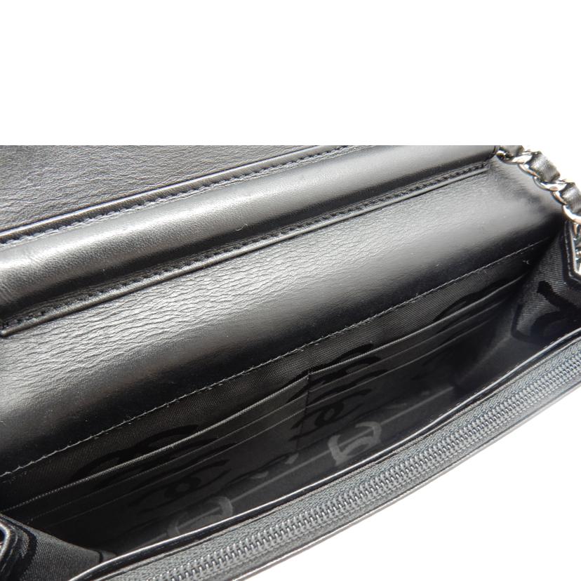 CHANEL シャネル/チェーンウォレット/カンボンライン/裏地ブラック/A46646//13869459/ABランク/02