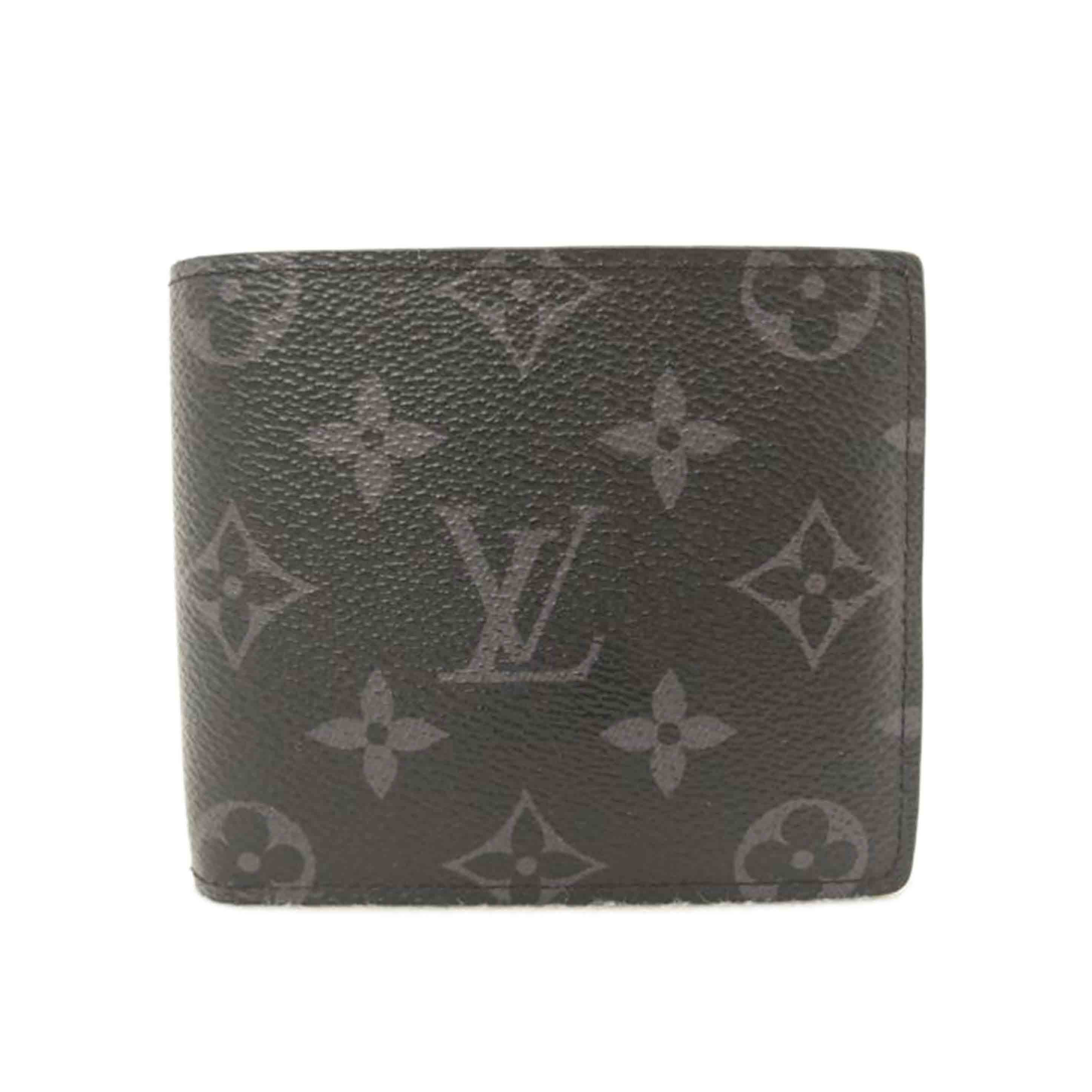 LOUIS VUITTON ルイ・ヴィトン 二つ折り財布 黒 モノグラム メンズ/ポルトフォイユ・マルコNM/エクリプス/M62545//RFI****/Aランク/69