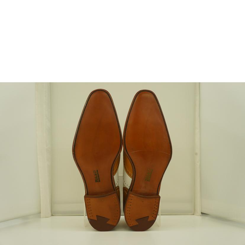 BROOKS BROTHERS PEAL&CO ブックスブラザーズ ピールカンパニー別注/ブローグOX BEG/WHT/35099//Aランク/09