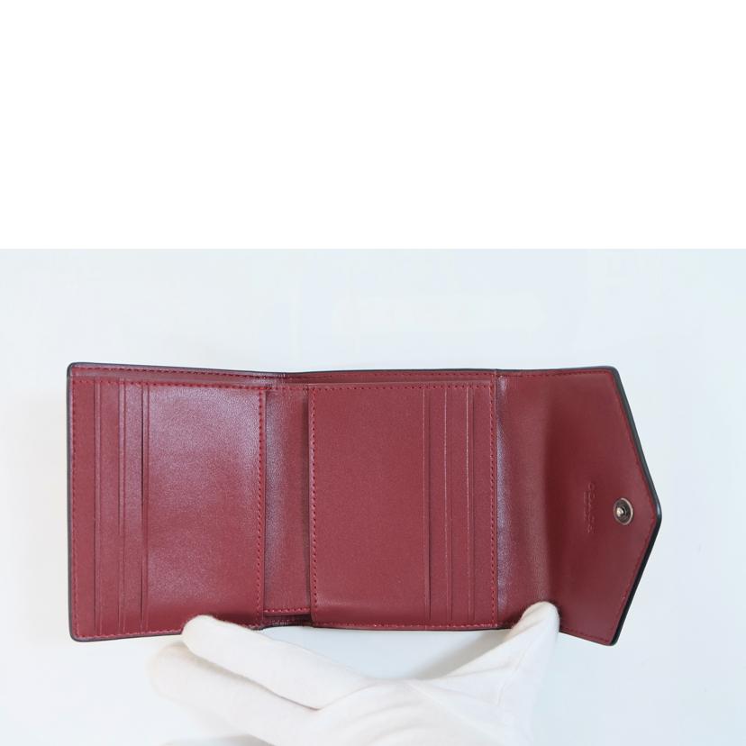 COACH コーチ/ペブルドレザーワイルドフラワースモールウォレット/1131//C1692/ABランク/71