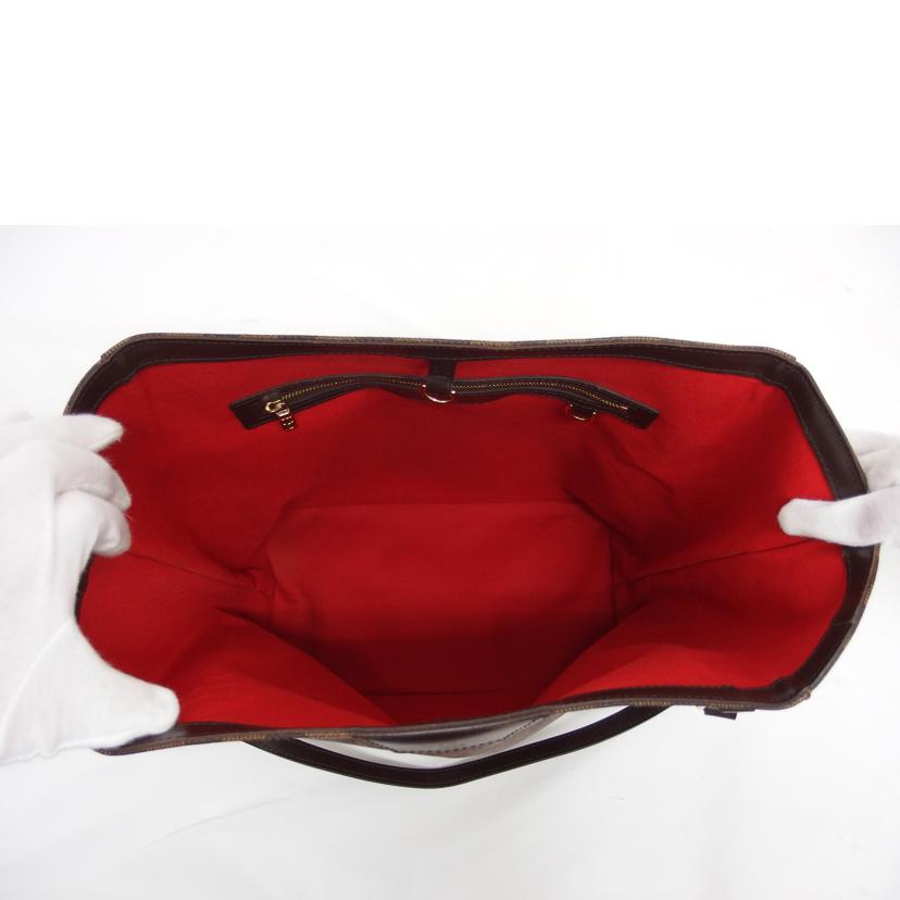 LV ルイ・ヴィトン トートバッグ ブラウン/カバ・リヴィントン/ダミエ/エベヌ/N41108//CA0***/ABランク/04