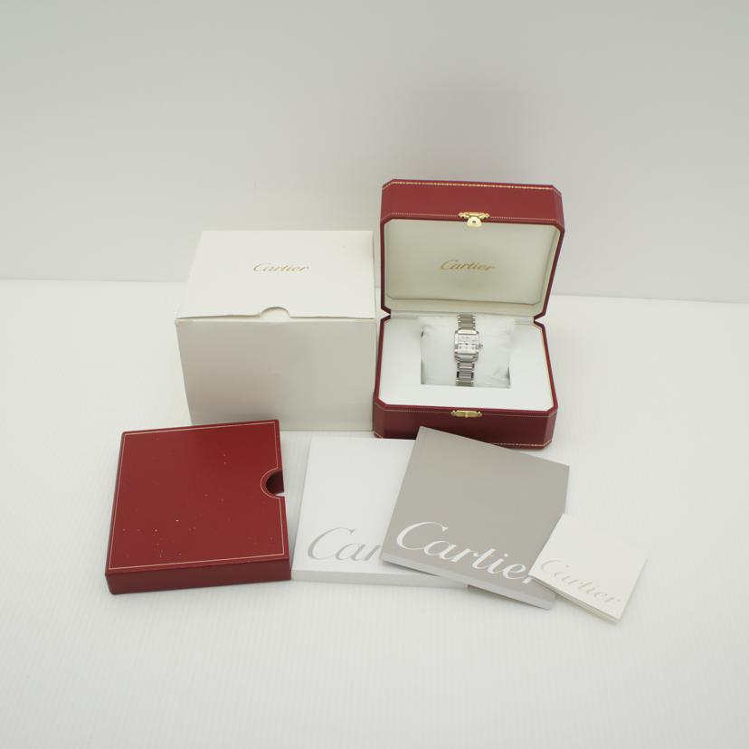 Cartier カルティエ/タンクフランセーズSM/レディース/クオーツ/W51008Q3//530854MX 2384/Aランク/75