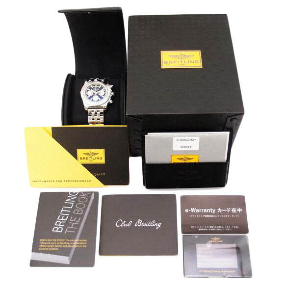 BREITLING ブライトリング 腕時計 メンズ クロノグラフ ステンレス /クロノマット44/自動巻き/AB0110//3151290/SAランク/69