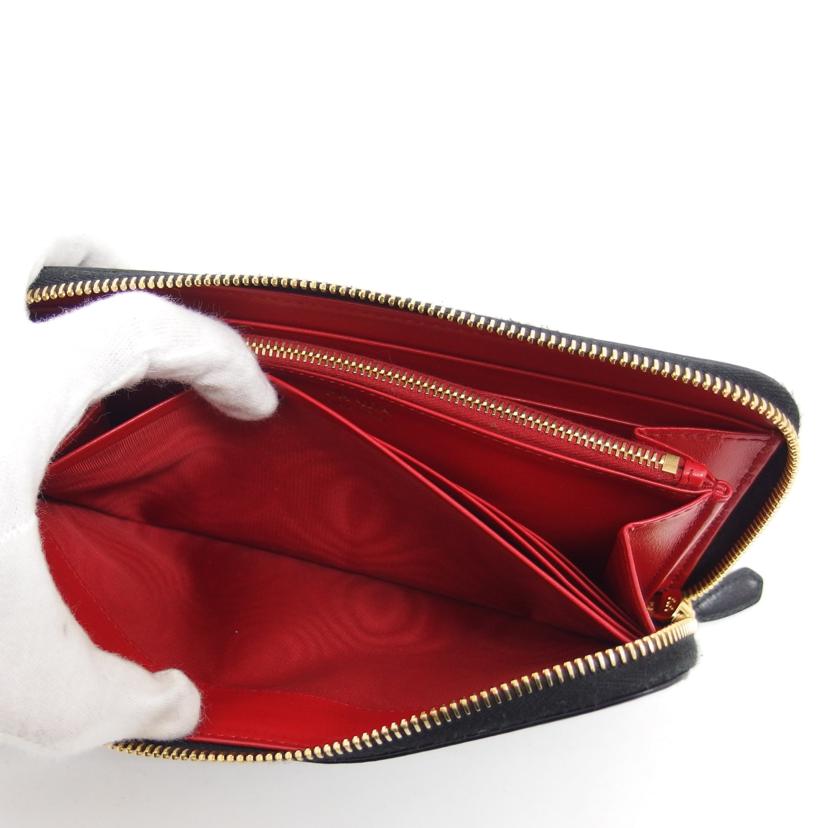 PRADA プラダ/ダイノカラー/ラウンドファスナー長財布/ブラック/1ML506//62B/ABランク/04