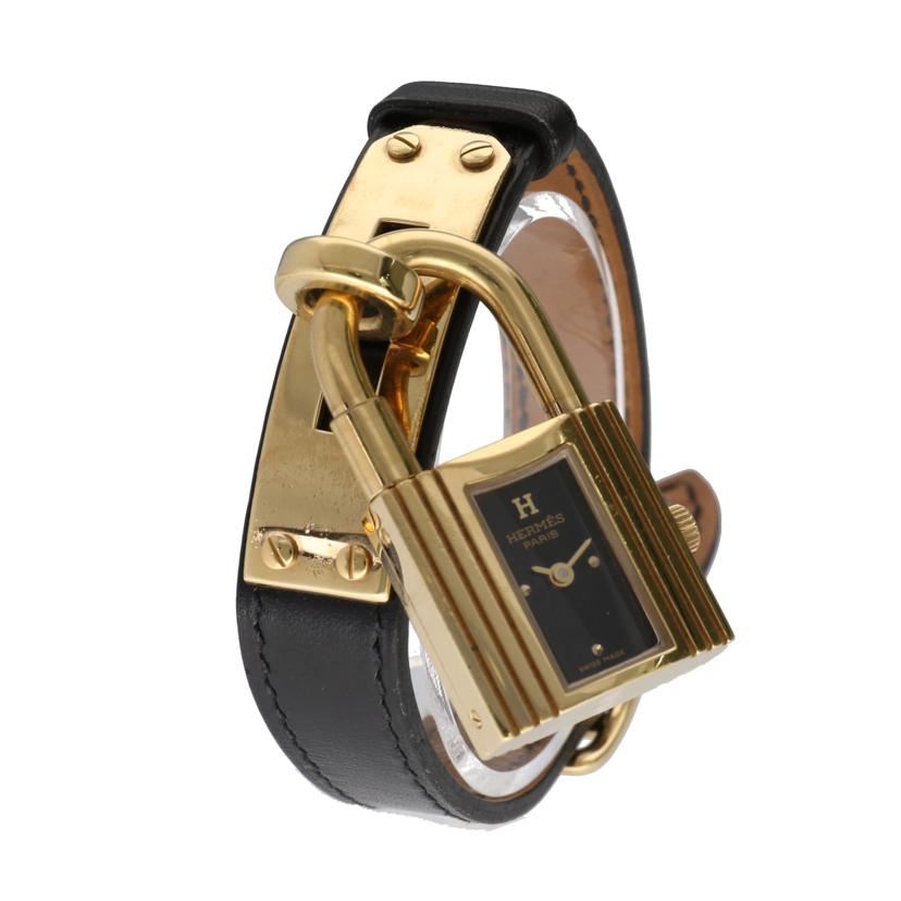 HERMES エルメス/ケリーウォッチ・ブラック/レディース/クオーツ/KE1.201//984408(口B刻印)/ABランク/75