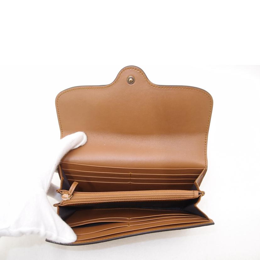 GUCCI グッチ 茶 スウェード メンズ レディース ゴールド金具/ホースビット二つ折り長財布/ブラウン/382274//206*/SAランク/69