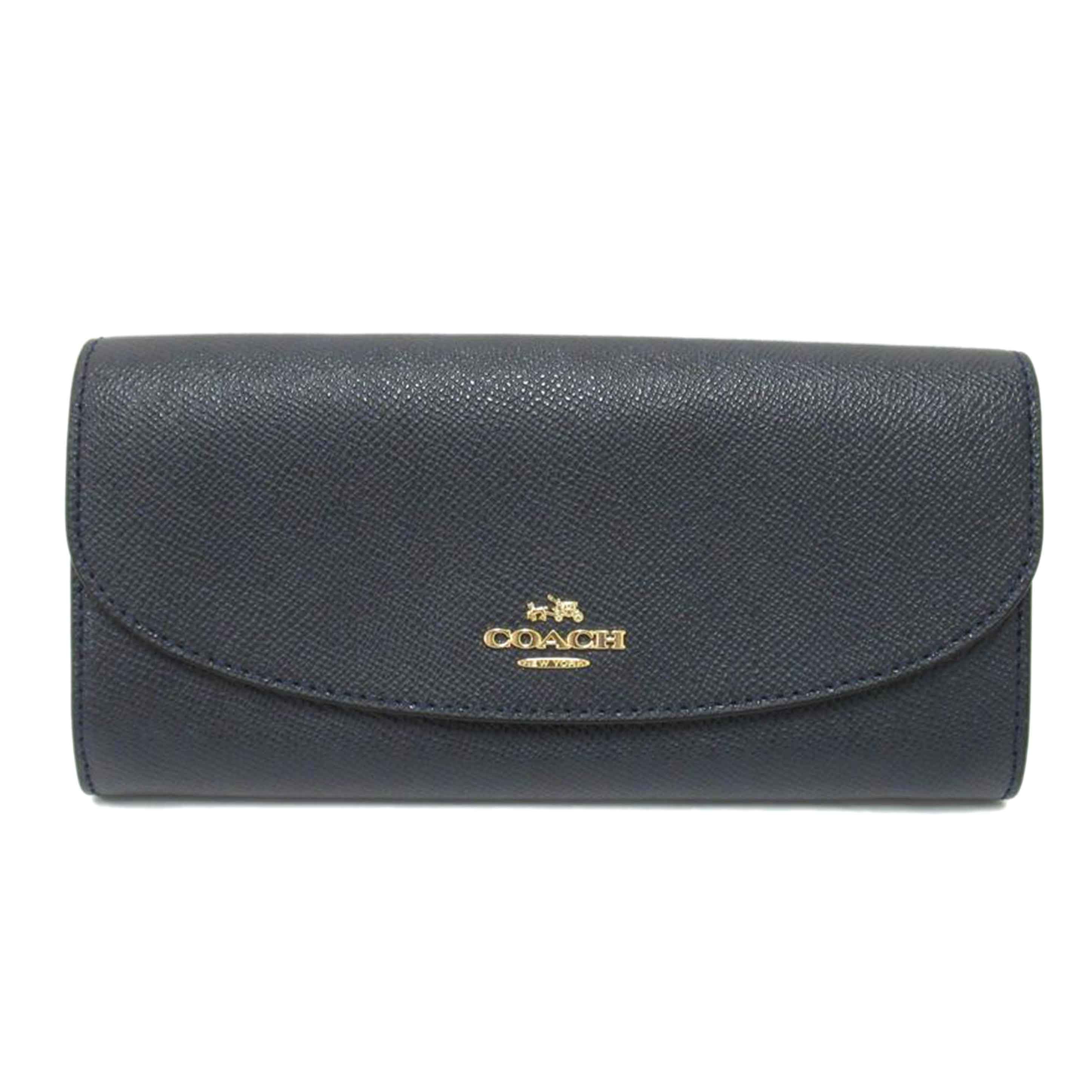 COACH/二つ折り長財布/レザー/F54009//G17**/Aランク/63