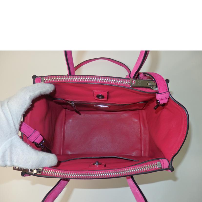 PRADA プラダ/2wayハンド/スエード/フューシャ/BN2625//ABランク/84