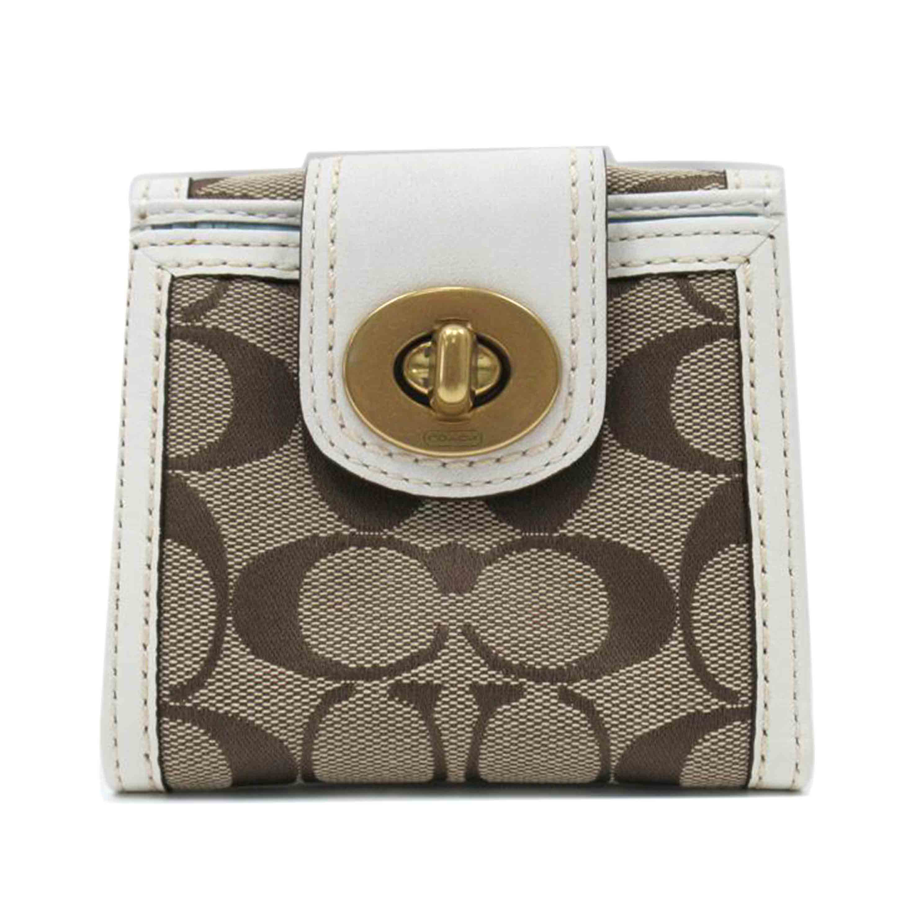 COACH/Wホック財布/シグネチャー//Aランク/63
