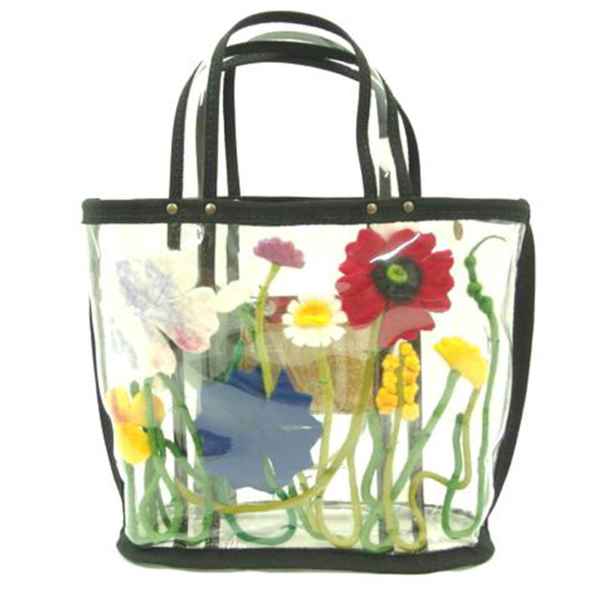 ebagos エバゴス/エバゴス ビニールミニトートバッグ 2018SS ブラック//Aランク/83