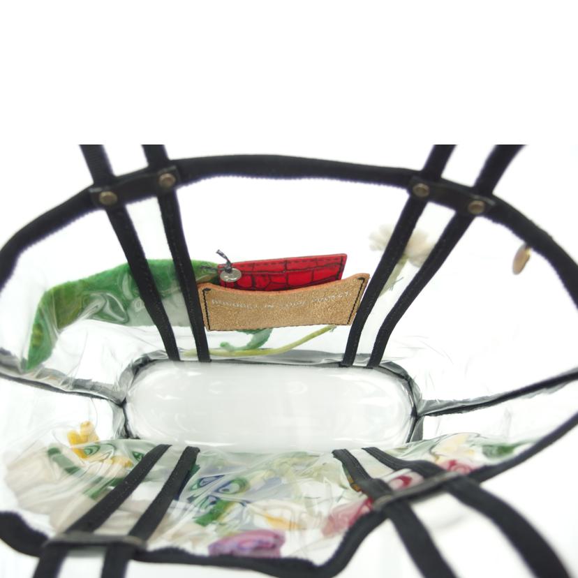 ebagos エバゴス/エバゴス ビニールミニトートバッグ 2018SS ブラック//Aランク/83