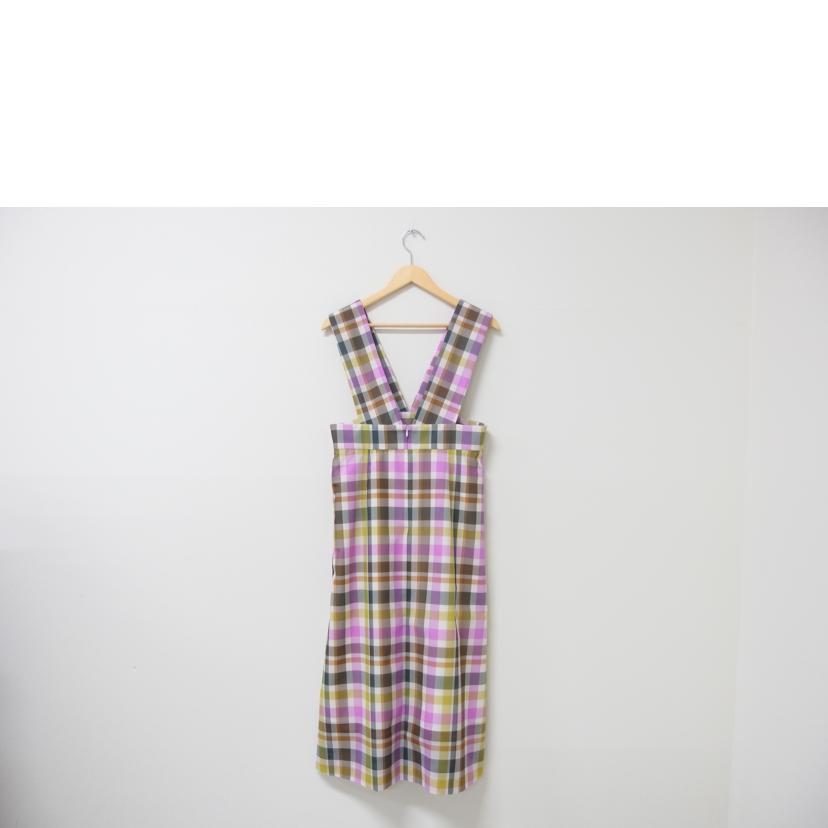 Diagram/Diagram 吊マキシスカート チェック パープル サイズ38 /03223-31051-00//SAランク/83