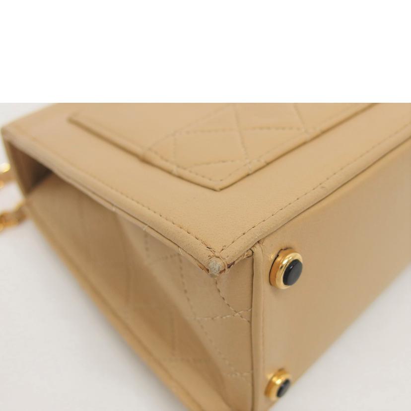 CHANEL シャネル/マトラッセ/チェーンショルダーバッグ/ベージュ//1589355/Bランク/04