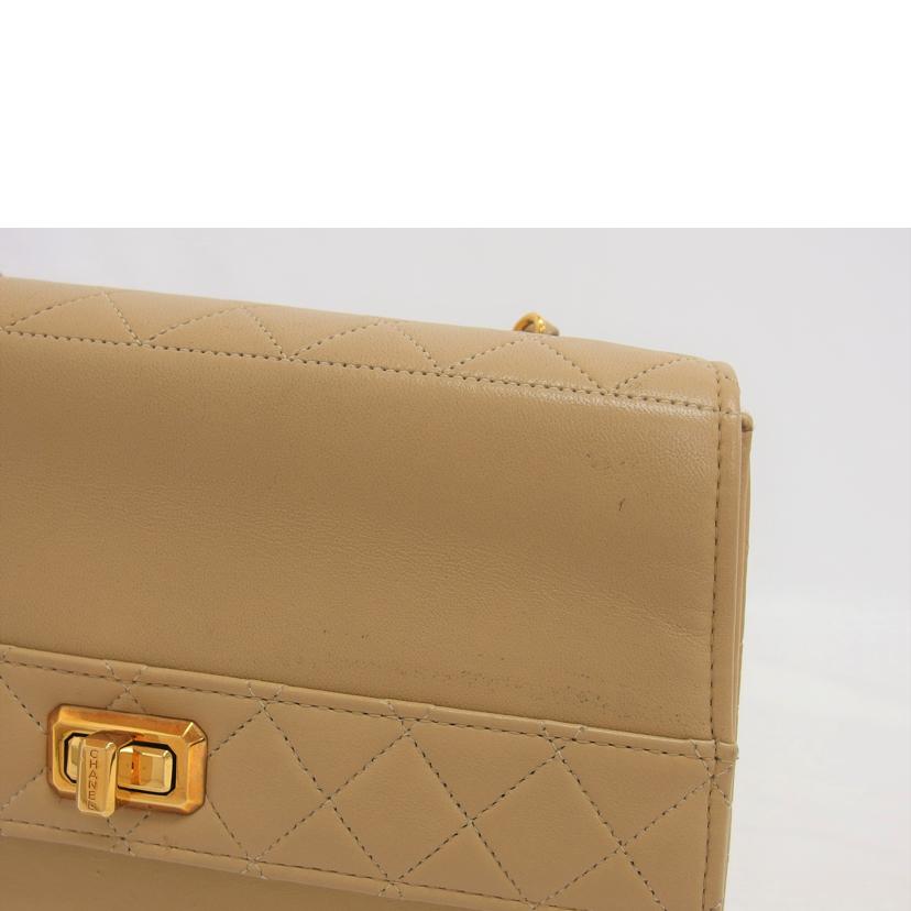 CHANEL シャネル/マトラッセ/チェーンショルダーバッグ/ベージュ//1589355/Bランク/04