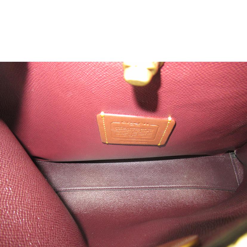COACH/レザー2WAYハンドバッグ/C2621//L2037/Aランク/63