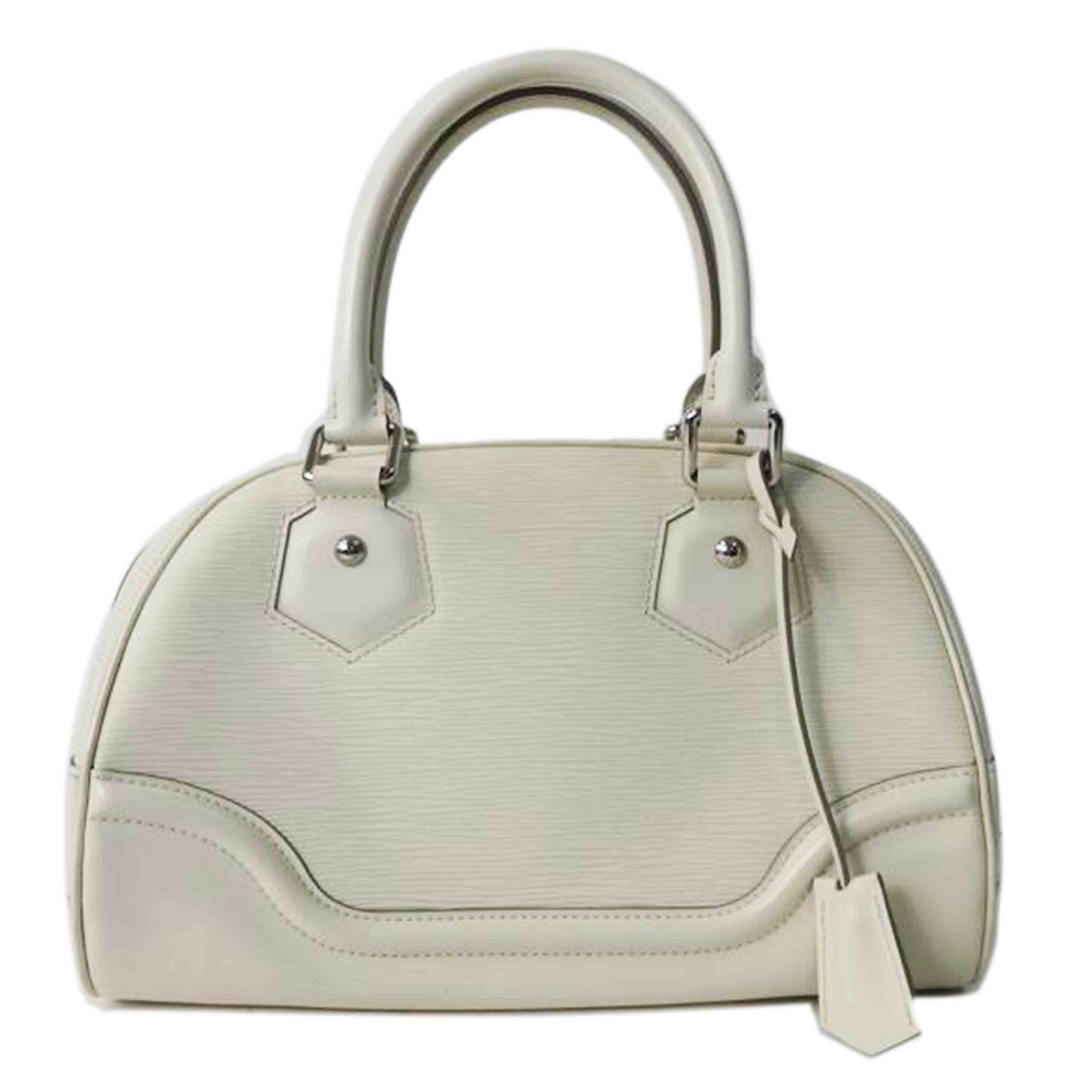 LV ルイヴィトン/ボーリングモンテーニュPM/エピ/イヴォワール/M5932J//MI2***/Bランク/84