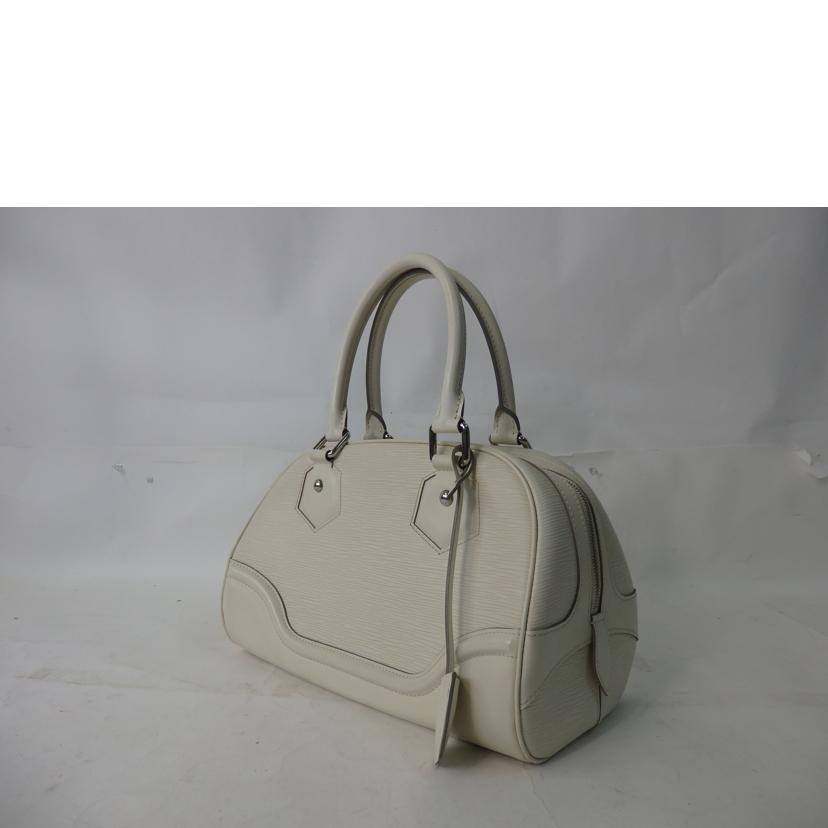 LV ルイヴィトン/ボーリングモンテーニュPM/エピ/イヴォワール/M5932J//MI2***/Bランク/84