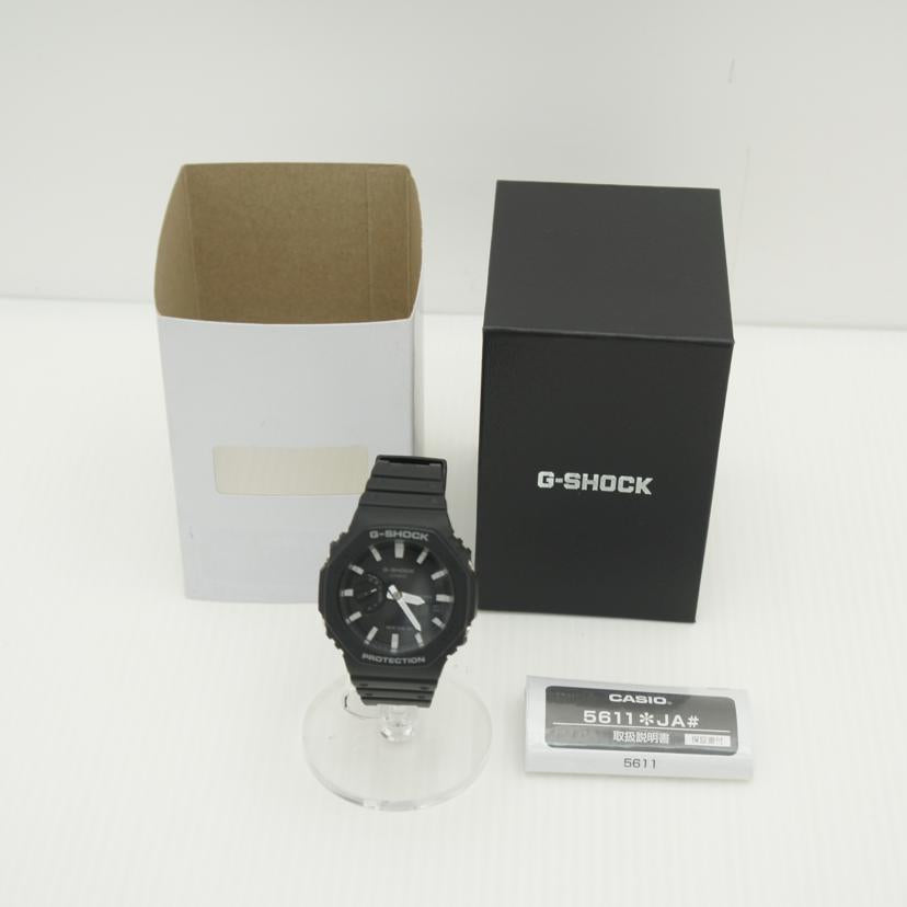 CASIO カシオ メンズ クオーツ /G-SHOCK/カーボンコアガード/ブラック/GA-2100-1AJF//5611/SAランク/75