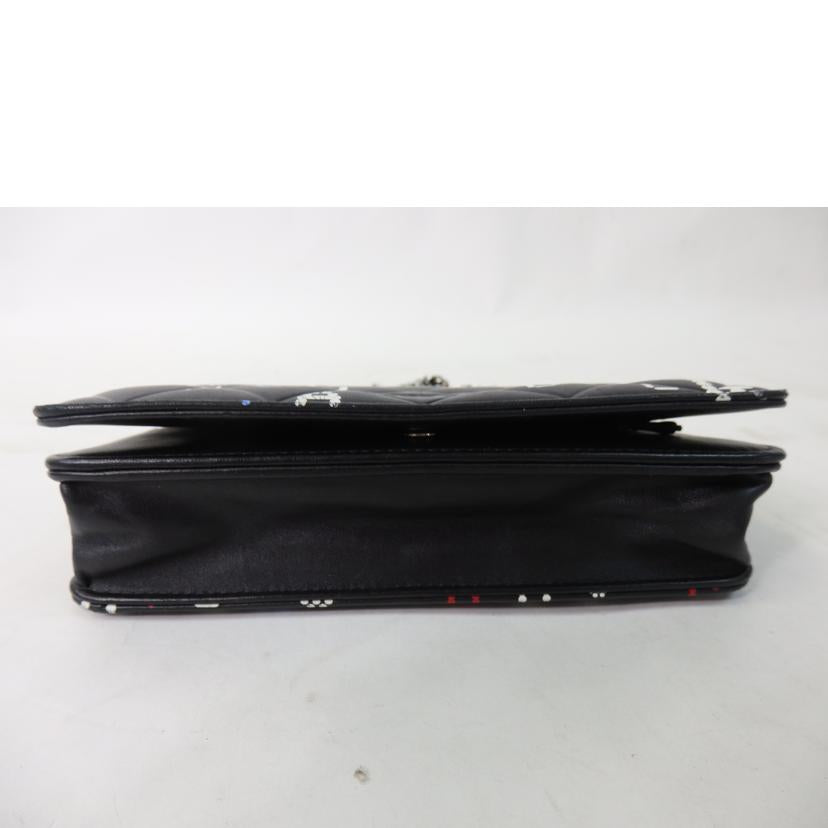 CHANEL シャネル/マトラッセチェーンウォレットショルダーバッグ/タイポグラフィ/ラムスキン//236*****/ABランク/84