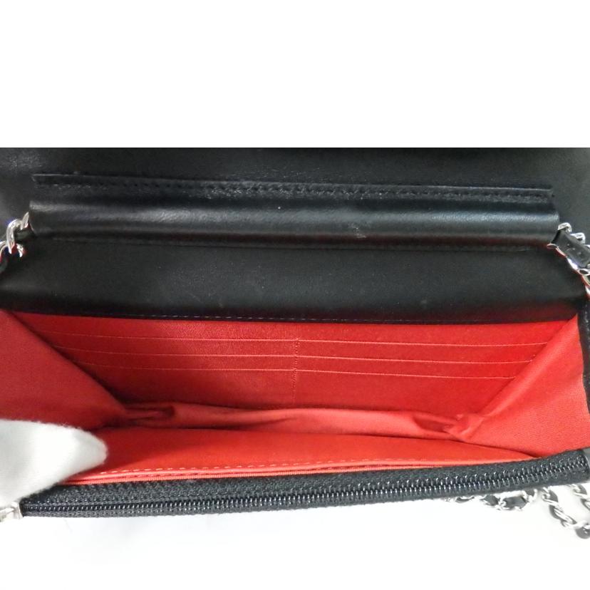CHANEL シャネル/マトラッセチェーンウォレットショルダーバッグ/タイポグラフィ/ラムスキン//236*****/ABランク/84