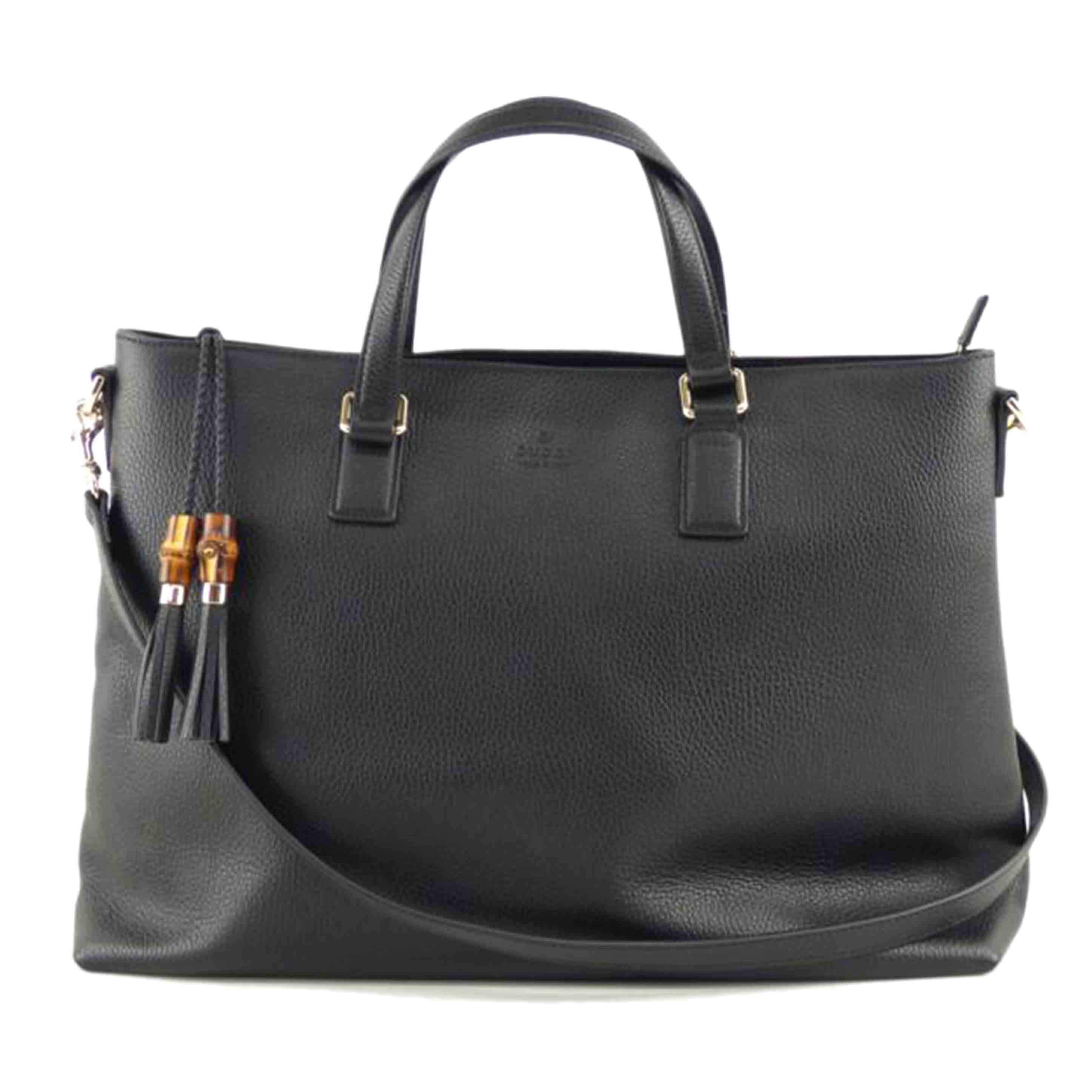 GUCCI グッチ/バンブーフリンジレザー2WAYトート/3635349//467***/ABランク/64