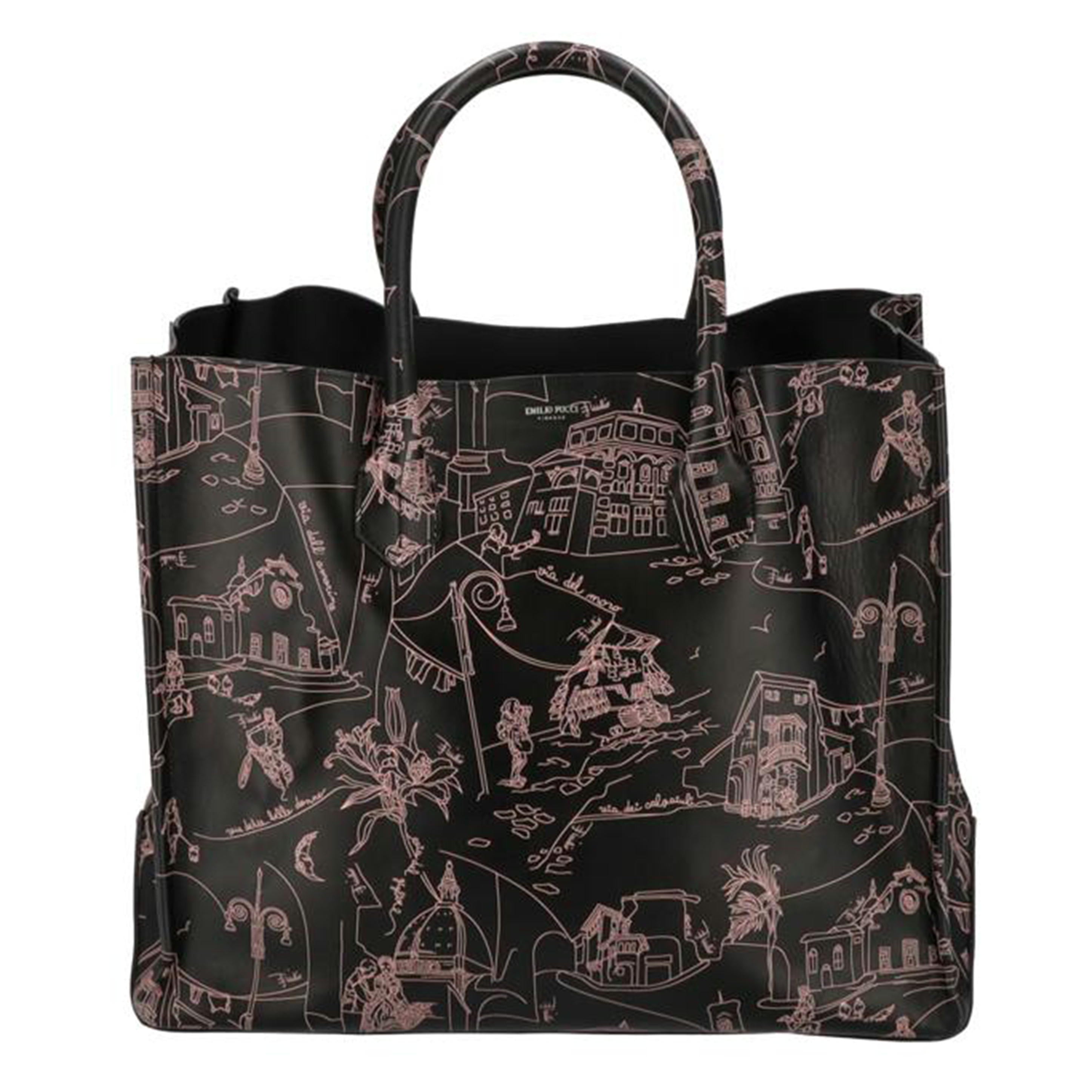 EMILIOPUCCI EMILIOPUCCI /プリントレザートート //ABランク/75