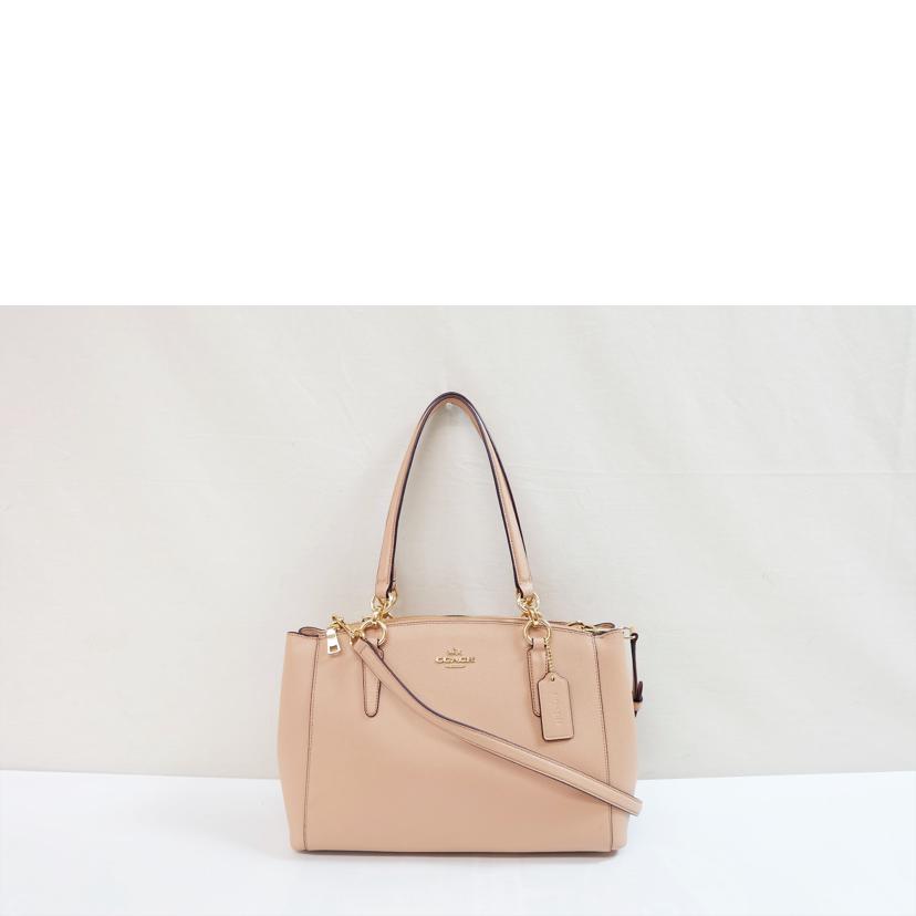 COACH コーチ/クロスグレーンレザースモールクリスティーキャリーオール/F57520//H1761/ABランク/71