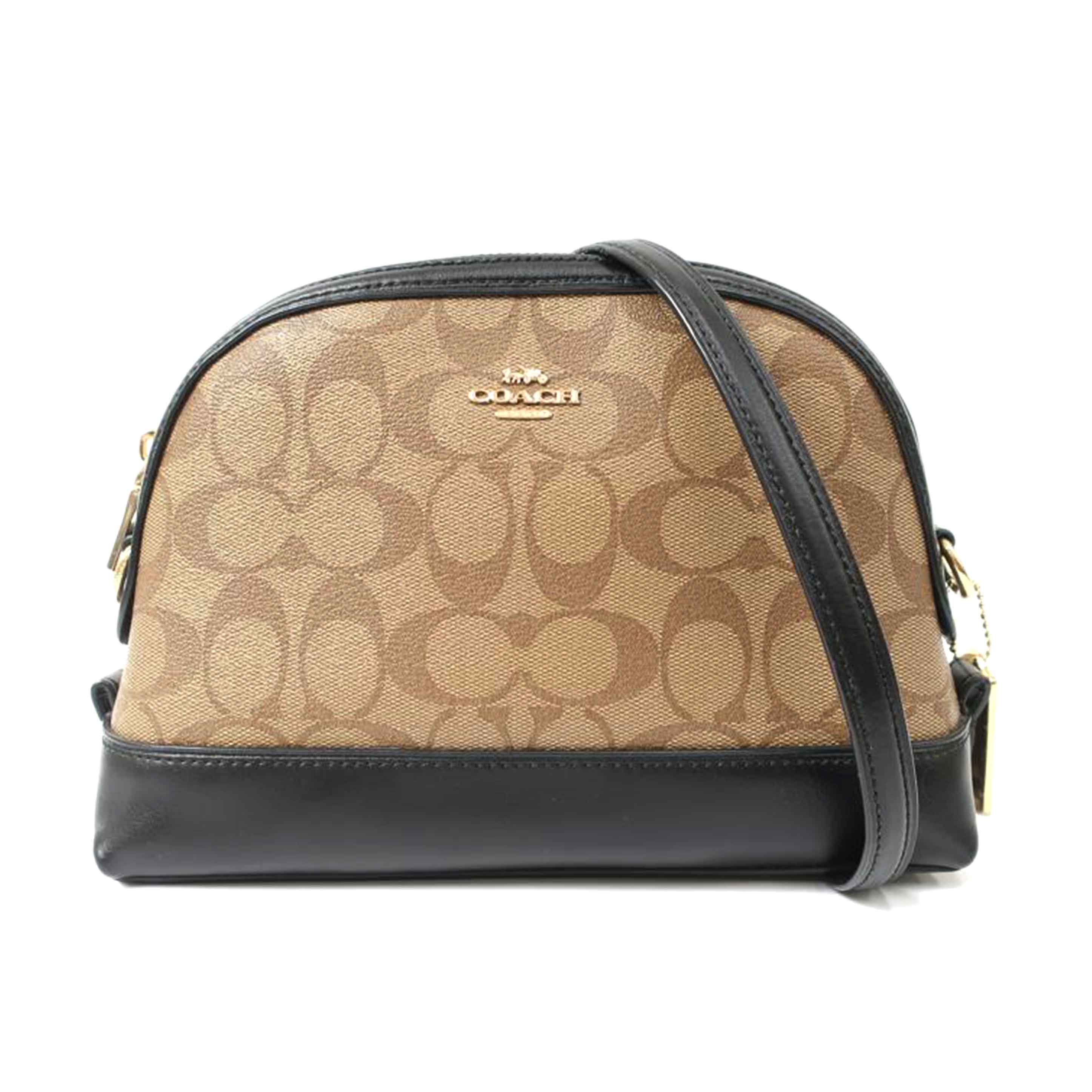 COACH コーチ/シグネチャードーム ショルダーバッグ ブラック 黒/F76674//F1981/Aランク/65