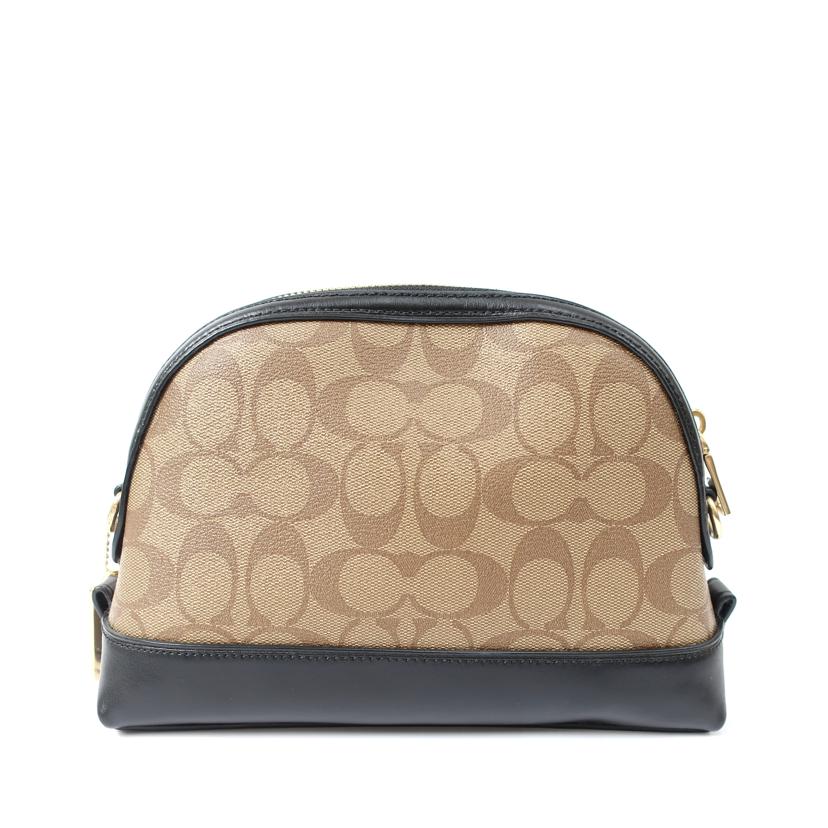 COACH コーチ/シグネチャードーム ショルダーバッグ ブラック 黒/F76674//F1981/Aランク/65