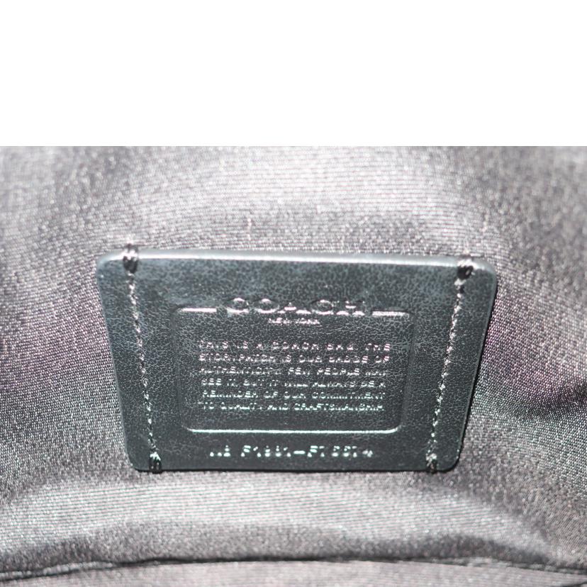COACH コーチ/シグネチャードーム ショルダーバッグ ブラック 黒/F76674//F1981/Aランク/65