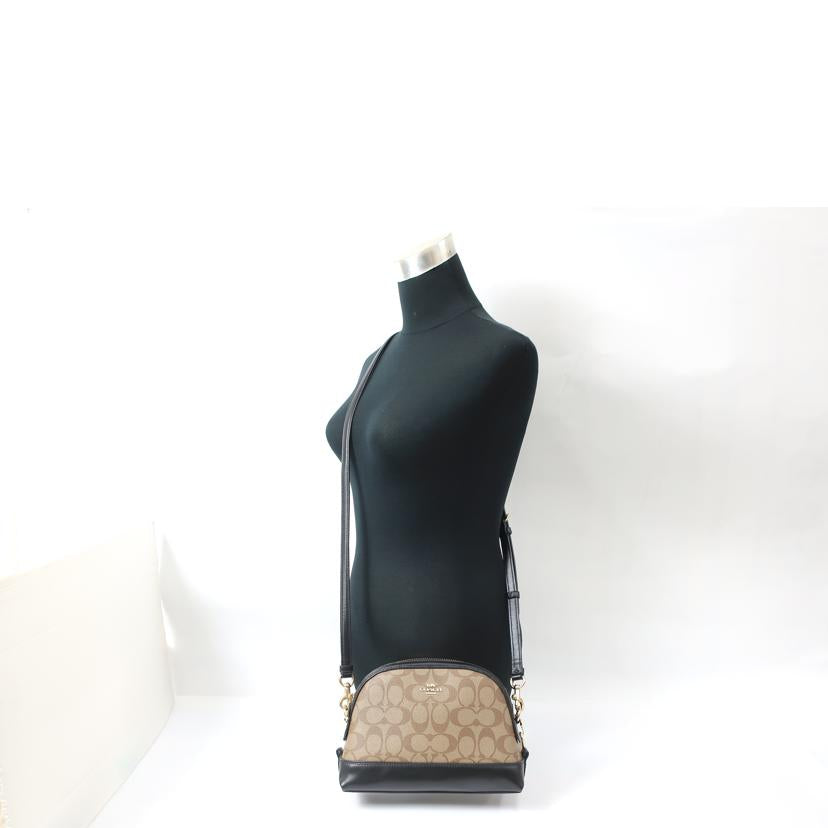 COACH コーチ/シグネチャードーム ショルダーバッグ ブラック 黒/F76674//F1981/Aランク/65