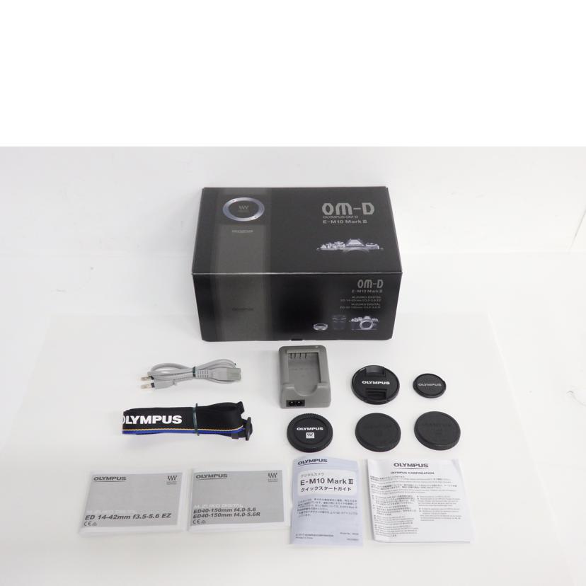 OLYMPUS オリンパス/ミラーレス一眼/E-M10 MarkIIIダブルズームキット/E-M10 MarkIIIダブルズームキット//BHXC05945/Aランク/07
