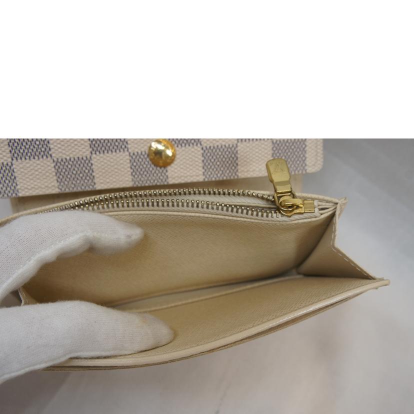 LV ルイヴィトン/ポルトフォイユアレクサンドラ/アズール/N63068//CA0049/ABランク/92