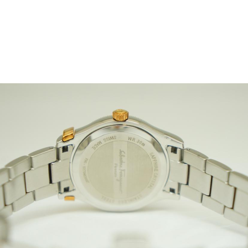 Salvatore Ferragamo フェラガモ/Ferragamホワイトシェル文字盤/FH0040017//Bランク/09