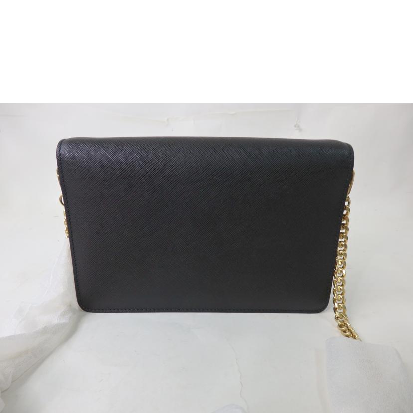 PRADA プラダ/サフィアーノレザーショルダーバッグ/トライアングルロゴ/1BD318//Aランク/84