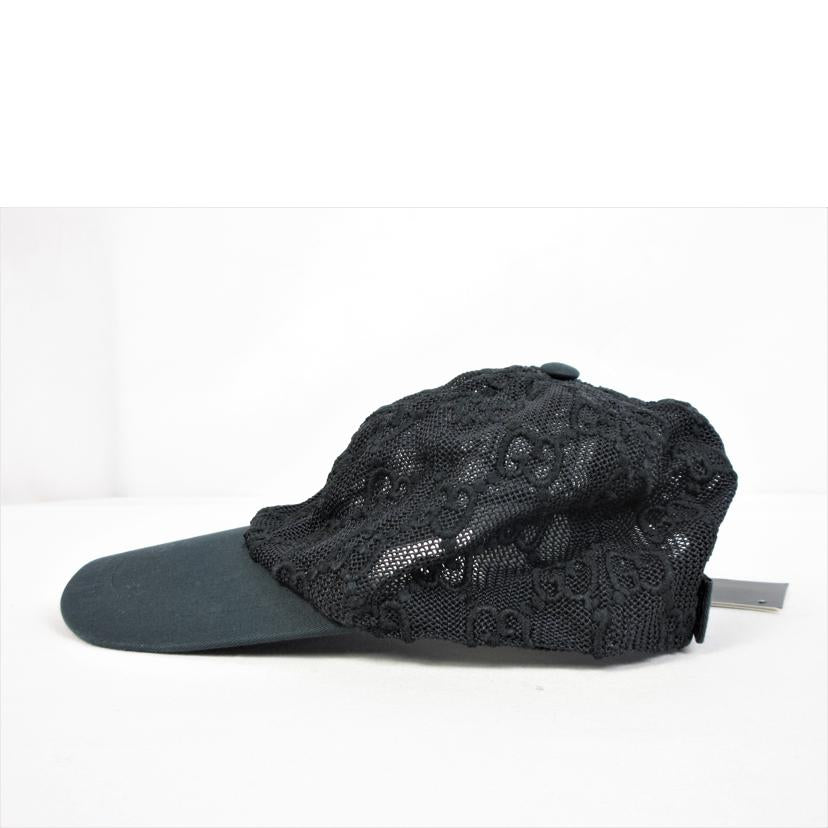 GUCCI グッチ/エンブロイメダリー メッシュベースボールキャップ/579155 3HH87//Aランク/70