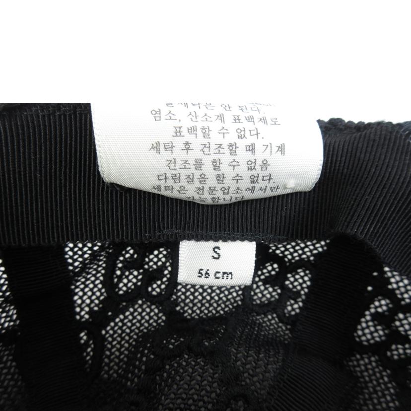 GUCCI グッチ/エンブロイメダリー メッシュベースボールキャップ/579155 3HH87//Aランク/70