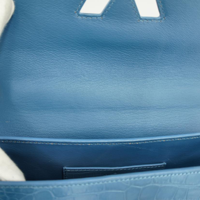 LV ルイヴィトン/ツイストMM/アリゲーター/ブルー//AS5***/ABランク/75