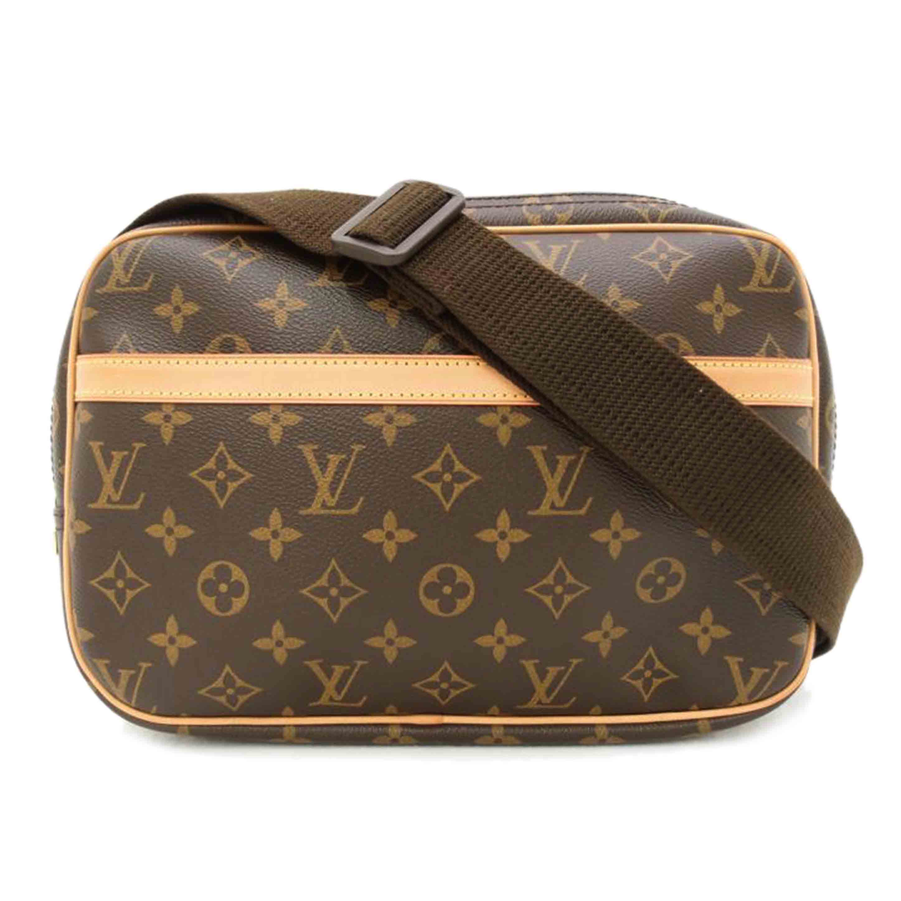 LOUIS VUITTON ルイヴィトン ルイ・ヴィトン ビトン ショルダーバッグ ブラウン メンズ レディース 定番 人気 LV 斜め掛け 肩がけ/リポーター PM/モノグラム/M45254//RI0***/Aランク/69