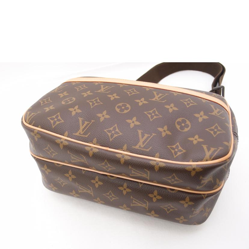 LOUIS VUITTON ルイヴィトン ルイ・ヴィトン ビトン ショルダーバッグ ブラウン メンズ レディース 定番 人気 LV 斜め掛け 肩がけ/リポーター PM/モノグラム/M45254//RI0***/Aランク/69