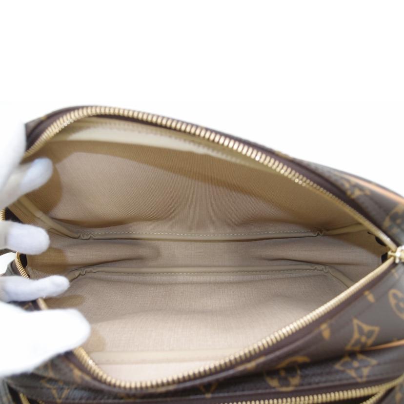 LOUIS VUITTON ルイヴィトン ルイ・ヴィトン ビトン ショルダーバッグ ブラウン メンズ レディース 定番 人気 LV 斜め掛け 肩がけ/リポーター PM/モノグラム/M45254//RI0***/Aランク/69