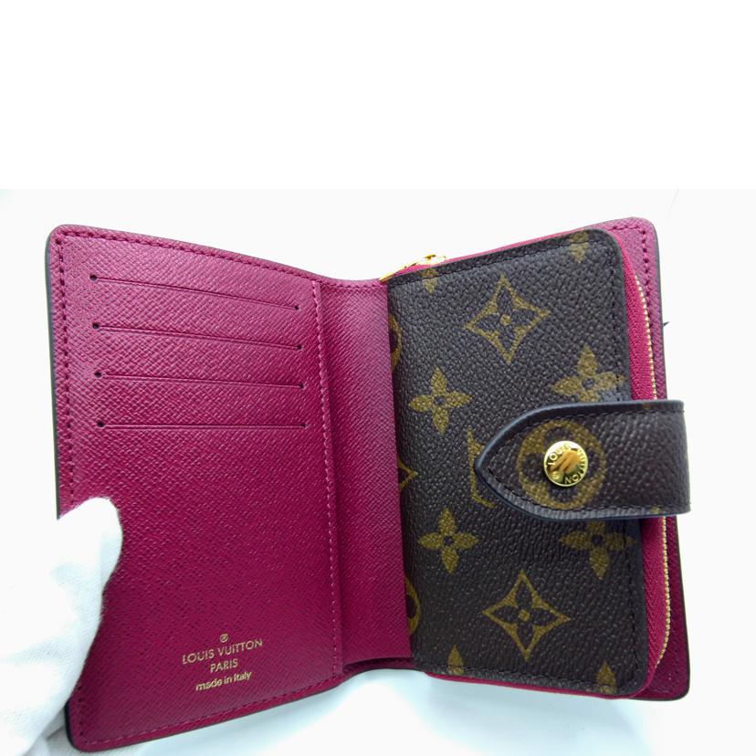 LV /ポルトフォイユ・ジュリエット/モノグラム/フューシャ/M69433//RFIDタグ/SAランク/15