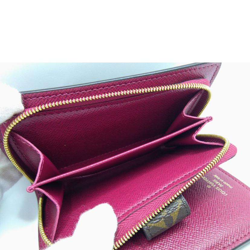 LV /ポルトフォイユ・ジュリエット/モノグラム/フューシャ/M69433//RFIDタグ/SAランク/15