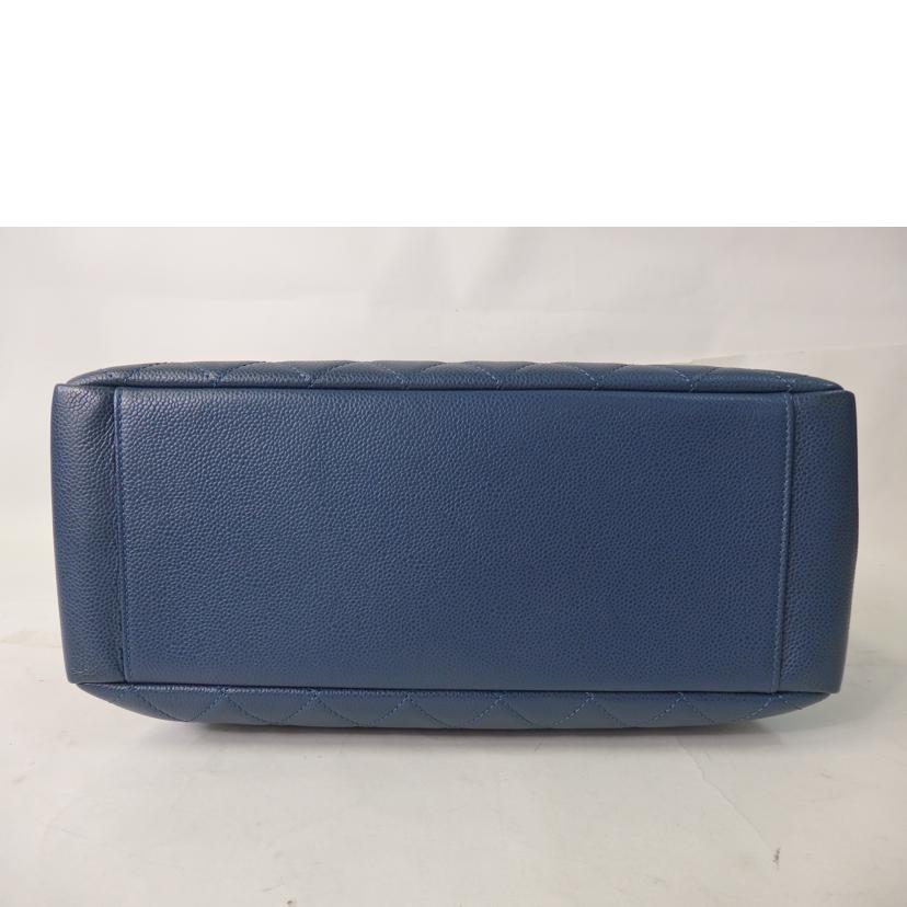 CHANEL シャネル/GSTトート/ココマーク/キャビアスキン/青系/シルバー金具/A50995//173*****/Aランク/84