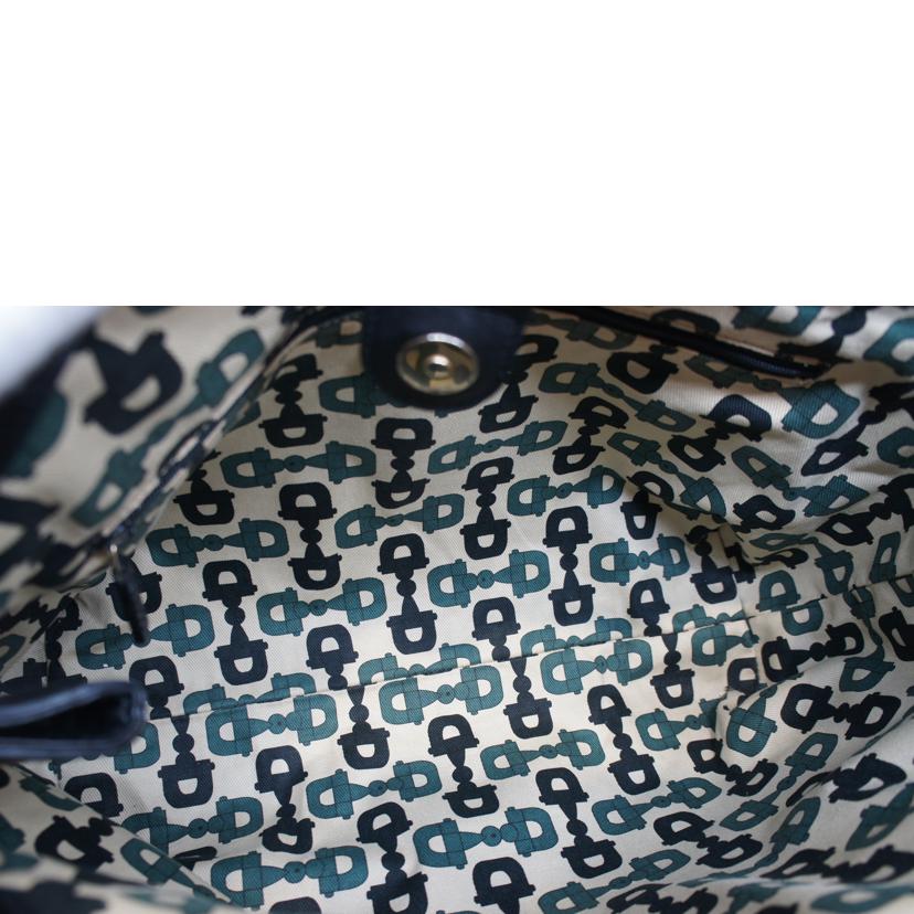 GUCCI グッチ/グッチシマレザーハンドブラック/211944//486628/ABランク/92